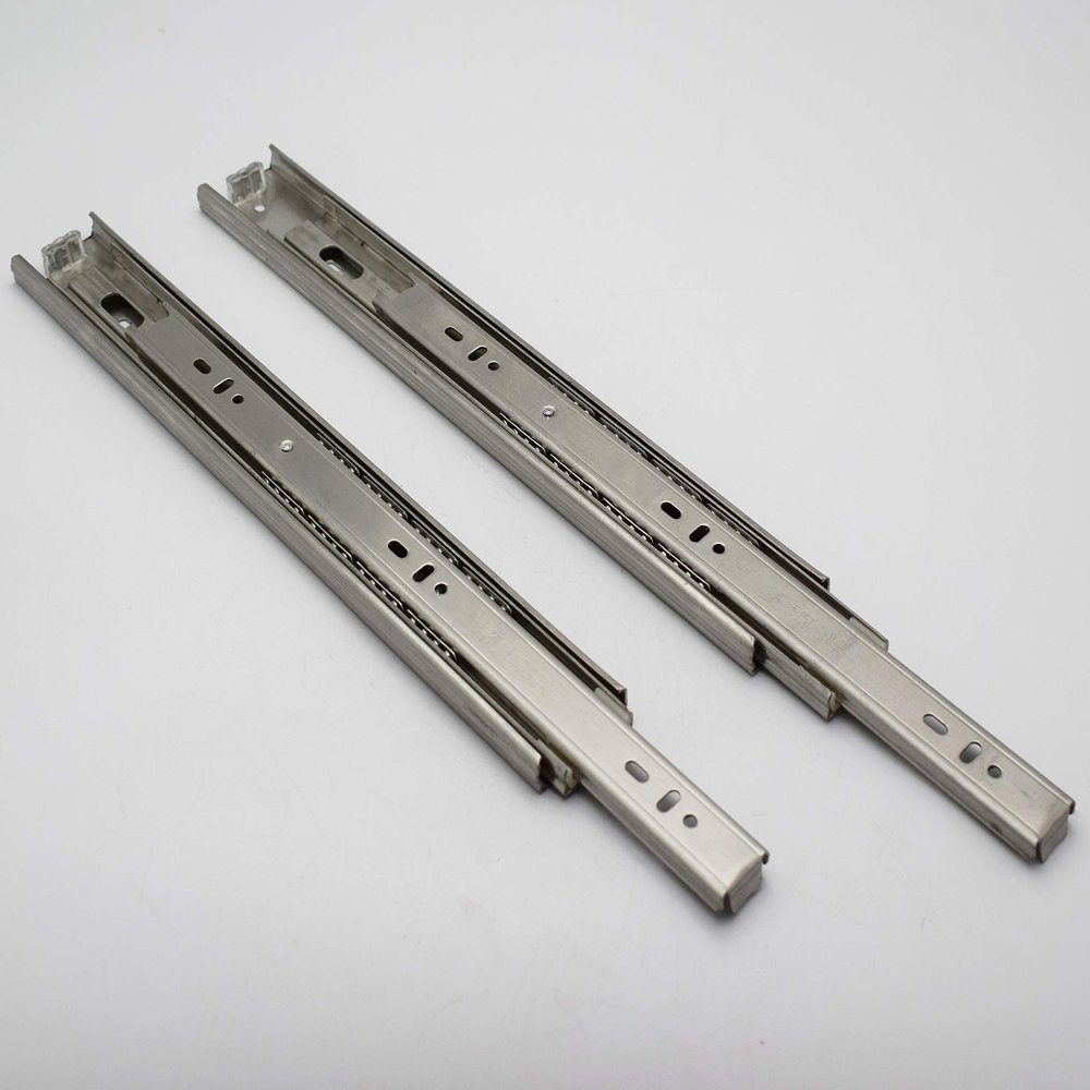 RAB Channel Stainless Steel Telescopic Ball Bearing Drawer Channel and Accessories(Code:-CHNL 4EVER-CHNL SS 304, Size:- 18")