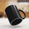 Gift Arcadia Black Ceramic Coffee Mug | Ideal for Home Office Gifting and Daily Use| Microwave Safe | Mugs for Coffee | for Hot & Cold Beverages | 330 ml Set of 2 (Black) view 3