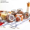 Brezzycloud Spices,Honey,Masala Storage Glass Jar 200Ml,2Pcs Kitchen Dried Fruit Storage Jars,Honey Jar And Container,Visible Glass Jar With Air Tight Stainless Steel Lid (Set Of 2),Transparent view 3