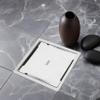 Ruhe Diamond Exclusive Square Flat Cut Floor Drain | 304-Grade Stainless Steel Drain Jali | 6 x 6 inches | Floor Drainer with Cockroach Trap/Jali view 1