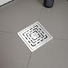 Ruhe Sapphire Exclusive Square Flat Cut Floor Drain/Jali | 304 Stainless Steel Floor Drain with Cockroach Trap/Jali 6 x 6 inches view 1