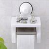 WENGTY Wall Mounted Tissue/Toilet Paper Holder kitchen bathroom self adhesive dining table napkins hand towels towel hanger for wash basin ring cabinet wash wall mounter suction cup rack stand toilet paper roll double suction cup without no drill(20  view 2