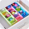 XMART INDIA Drawer Dividers Closet Storage Box For Home And Office, Plastic, Multicolour, Rectangular, 3.34 X 10.43 X 2.55 Inches, Drawer Organizers, Multi-coloured view 3
