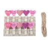 KharidoLive 30 Led Silver Lights USB with 10 Hearts Photo Clips for Wall Decoration view 4