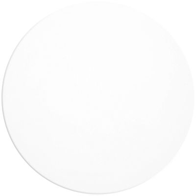 MONA LISA Round Stretched Canvas - Pack of 2 (8 INCHES, White)