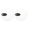 MONA LISA Round Stretched Canvas - Pack of 2 (8 INCHES, White) view 3