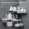 VENJA (LABEL) Plastic Self Adhesive Kitchen Bathroom Storage Organizer Shelf (Multicolour, Standard) view 3