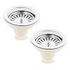 Ruhe PVC Sink Coupling | Stainless Steel Kitchen Sink PVC Coupling/Drain Outlet/PVC Connector | Chrome Finish view 2