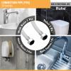 Ruhe PVC Connection Pipe | 24 Inches| PVC Heavy Duty Connection Pipe Suitable for Geysers, countertop faucets/water taps | Set Of 2 view 3