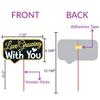 Wobbox 40th Anniversary Photo Booth Party Props DIY Kit with 40th Anniversary Bunting Banner, Golden Gliter & Black, Anniversary Party Decoration view 3