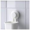 SELTOS Toothbrush Holder with Suction Cup, White, IKEA Make view 4