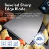 WULF 2 Inch Heavy Duty Stainless Steel Scraper with Wooden Handle | Multipurpose Plain Scrapper for Mixing, Cutting, Baking, Chocolate, Dough, Art & Construction Use | Premium Kitchen & Utility Tool view 2