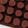 Glamaxy Silicon Emoji Shaped Chocolate Silicone Mold for Making Jelly, Ice, Fondant, Creative DIY's, Kitchen Tool Baking Accessory | Cake Baking Mold | Bakeware Chocolate Moulds (Pack of 1) view 2