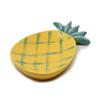 The Himalayan Goods Company Stoneware Ceramic Pineapple Ladle Spoon Rest Stand or Small Snacks Serving Tray (7.5 x 4.5 inches) (Yellow) view 3