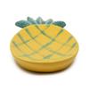 The Himalayan Goods Company Stoneware Ceramic Pineapple Ladle Spoon Rest Stand or Small Snacks Serving Tray (7.5 x 4.5 inches) (Yellow) view 4