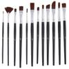 Art Asia Synthetic Hair Mix Paint Brush Set of 12 pc for Watercolor and Acrylic Painting view 1