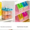 FosCadit Unbreakable Egg Box, Egg Holder, 24 Grid Egg Box Container Holder Tray for Fridge with Lid for 2 Dozen 24 Eggs - Multicolor (24 Grid - 2 Layer) view 3