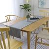 Khooti Jute Fabric Rectangular Heat Resistant Dining Table Runner for Dining Table Wedding Party, 12 x 36 inches, (Light Grey, Pack of 1) view 1