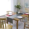 Khooti Jute Fabric Rectangular Heat Resistant Dining Table Runner for Dining Table Wedding Party, 12 x 36 inches, (Light Grey, Pack of 1) view 3