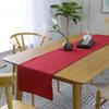 Khooti Valentine Jute Table Runner Heat Resistant Dining Table Runner for Dining Table Wedding Party, 12 x 36 inches, Red view 1