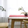 Khooti Valentine Jute Table Runner Heat Resistant Dining Table Runner for Dining Table Wedding Party, 12 x 36 inches, Red view 3