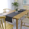 Khooti Jute Fabric Rectangular Heat Resistant Dining Table Runner for Dining Table Wedding Party, 12 x 36 inches, (Dark Grey, Pack of 1) view 1