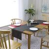 Khooti Jute Fabric Rectangular Heat Resistant Dining Table Runner for Dining Table Wedding Party, 12 x 36 inches, (Dark Grey, Pack of 1) view 3