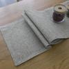 Khooti Washable Jute Fabric Solid Heat Resistant Rectangular Table Runner (12 x 36 inches, Natural Linen, Pack of 1) view 4