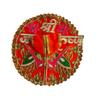 VRINDAVAN LADDU GOPAL TRADERS Woollen Laddu Gopal Poshak Dress Set of 3 (Size 2 No. / 6 Inch) - Pack of 5 view 2