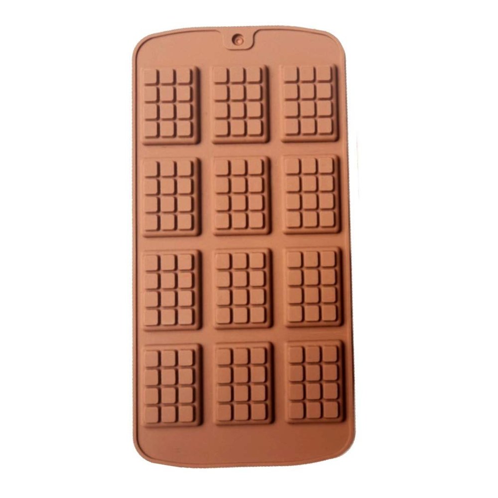 Ayesha Enterprises Chocolate Mould Silicone Alphabets Shape Chocolate Jelly Candy Mold, Cake Baking Mold, Bakeware Mould (Brown Pack of 1)