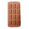 Ayesha Enterprises Chocolate Mould Silicone Alphabets Shape Chocolate Jelly Candy Mold, Cake Baking Mold, Bakeware Mould (Brown Pack of 1) view 1
