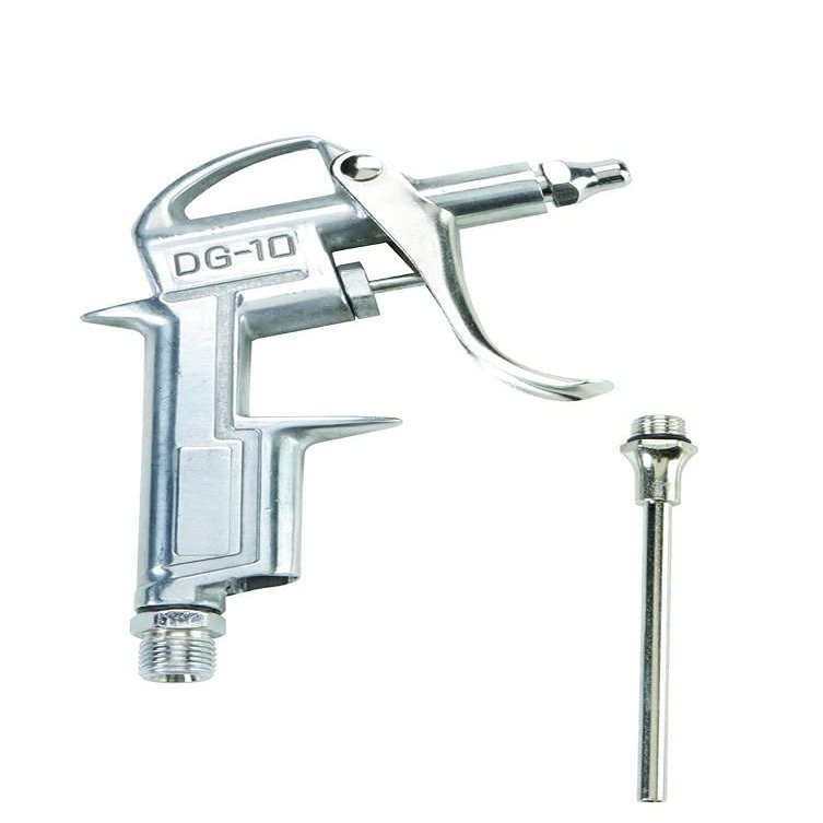 Air Blow Gun with Adjustable Air Flow Nozzle Air Flow Exte Air Compressor Tool Dust Cleaning Air Blower Gun Pneumatic Air Tools and Air Blowing Gun Compressor Cleaning Tool (Metal Gun)