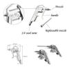 Air Blow Gun with Adjustable Air Flow Nozzle Air Flow Exte Air Compressor Tool Dust Cleaning Air Blower Gun Pneumatic Air Tools and Air Blowing Gun Compressor Cleaning Tool (Metal Gun) view 4
