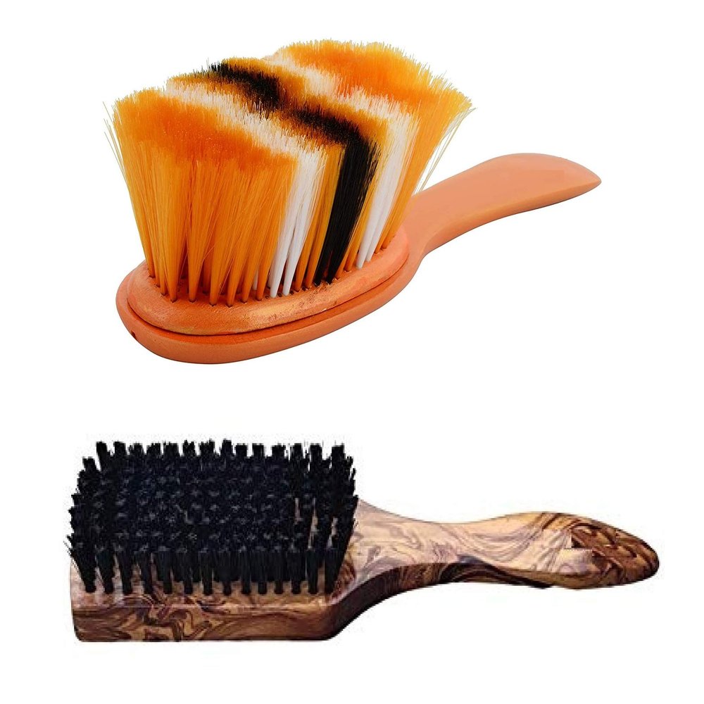 Yashvin Combo Offer Multipurpose-Fancy Wooden Coat Dusting Cleaning Household Brush for Clothes, Sofa, Curtains, Blanket, Sweater with Long Bristle Cleaning Brush Model - BJ25-MP
