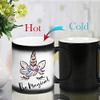 FirseBUY Cute Be Magical Unicorn Printed Black Magic Mug Gift for Girls or Women - Glossy Finished 11 Oz view 2