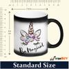 FirseBUY Cute Be Magical Unicorn Printed Black Magic Mug Gift for Girls or Women - Glossy Finished 11 Oz view 4