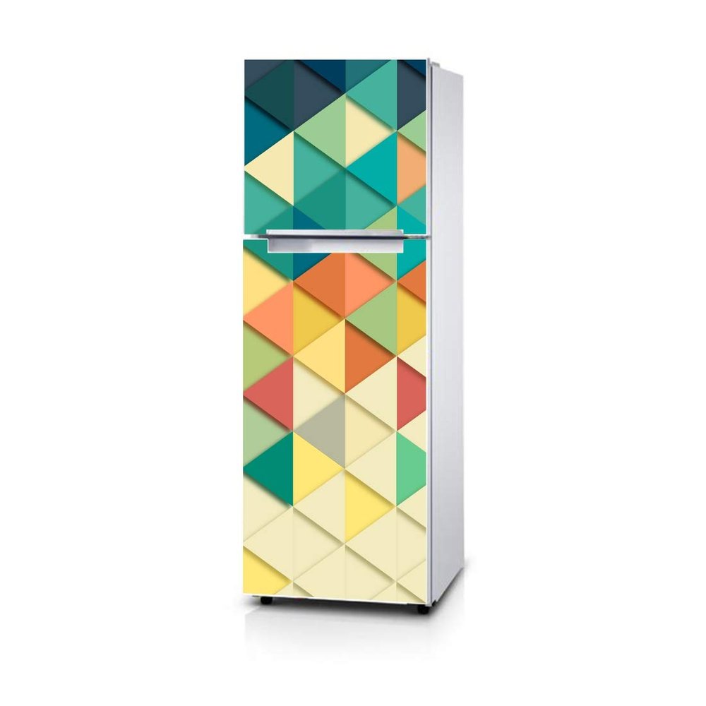 AH Decals Fridge Sticker Decorative Refrigerator Door Sticker PVC Vinyl Fridge Wrap Sticker for Home (160 cm x 60 cm or 63 X 24 Inches) (Design 7)
