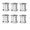 Steel Gold Stainless Steel Two-Tone Finish Round Model Sofa Leg Height Stylish Sofa Legs to Support for Your Furniture (65MM) (2 Inch - 6 Pcs) view 1