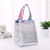 HOUSEHOLD CULTURE Thermal Portable Insulated Cooler Oxford Cloth Multicolour Lunch Bag for Office Women, Men Flamingo Print Random Color Pack of 1 view 4