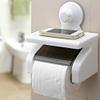ABS and Plastic Magic Self Adhesive 2 Way Kitchen/Bathroom Toilet Paper Holder Dispenser (Standard, White-1) view 3