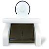 ABS and Plastic Magic Self Adhesive 2 Way Kitchen/Bathroom Toilet Paper Holder Dispenser (Standard, White-1) view 4