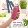 Vency 500ml French Square Bottle with Leak-Proof Airtight Stainless Steel Lid for Water, Smoothie, Juices (Set Of 2) view 2