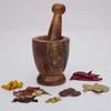 CRAFT CASTLE Handcrafted Wooden Kitchen Okhli/Kharal/Masher Mortar & Pestle Tool Set(13 X 10 X 10,Brown) view 3