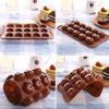 S.B. ANJALI SHALU BHAI Dimple Heart & Flower Tree Shape Chocolate Mould (10-inch, Brown) Pack of 2 view 3