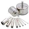 Up to Date Products & Tools 10 Pcs Diamond Hole Saw Marble Drill Bit Set 3-50mm for Glass Ceramic Tile Drilling Tools By Mr. DIY Crafts view 1