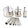 Up to Date Products & Tools 10 Pcs Diamond Hole Saw Marble Drill Bit Set 3-50mm for Glass Ceramic Tile Drilling Tools By Mr. DIY Crafts view 3