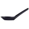 HAINE Unbreakable Pure Melamine Soup Spoons (13.5 cm), Pack of 6 (Black) view 2