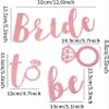 Festiko Bride to Be Gold Glitter Banner Bridal Shower Wedding Bridal Shower Hen Night Bunting Bachelorette Engagement Party Decoration Supplies view 2