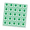 PG Creations 100 Percent Pure Veg Stickers for Food, Extra Small Size 10x10 mm Paper Labels, Green, 6000 Stickers view 1