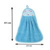 HSR Collection Hanging Cotton Double Sided Washbasin Napkin/Hand Towel for Kitchen and Bathroom (Multicolour) 6 Pieces view 3